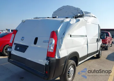 2025 Ram Promaster 2500 Tradesman High Roof 159 Wb W/Pass Seat z USA, uszkodzony, nr VIN 3C6LRVDG7SE509110